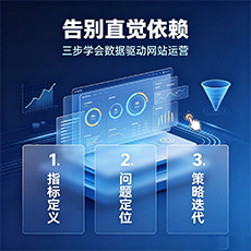 天水建站-告别直觉依赖：三步学会数据驱动网站运营