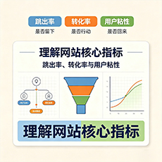 天水建站-理解网站核心指标:跳出率、转化率与用户粘性