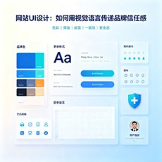 天水建站-网站UI设计：如何用视觉语言传递品牌信任感